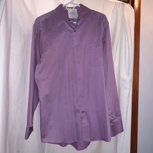 geoffrey beene dress shirt purple
